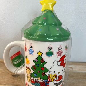 Sanrio Hello Kitty Christmas Tree Happy Holidays Mug - New